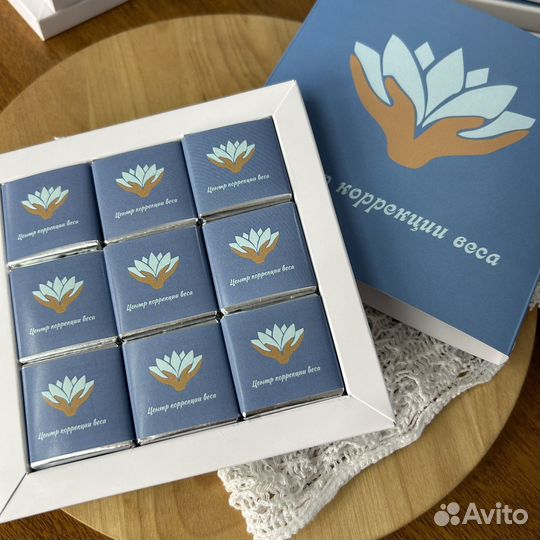 Шоколадки с логотипом, наборы