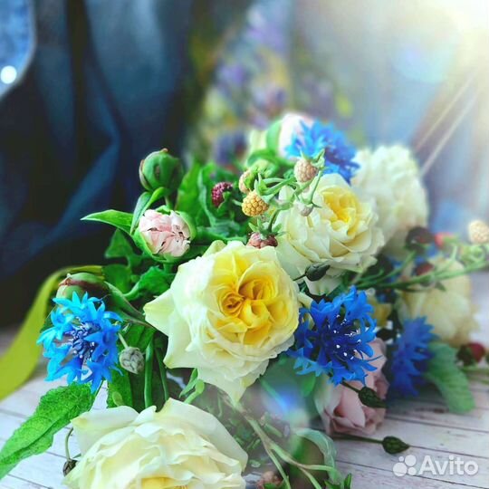 Интерьерные композиции из холодного фарфора