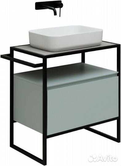 Тумба без раковины Allen Brau 1.31001.pwm Зеленая