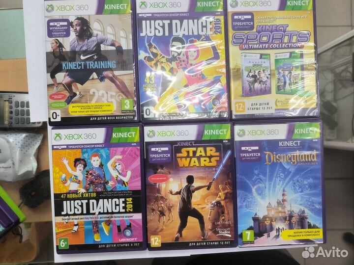 Kinect для xbox 360 +10 Дисков