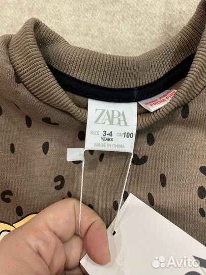 Костюм Zara с начесом 100