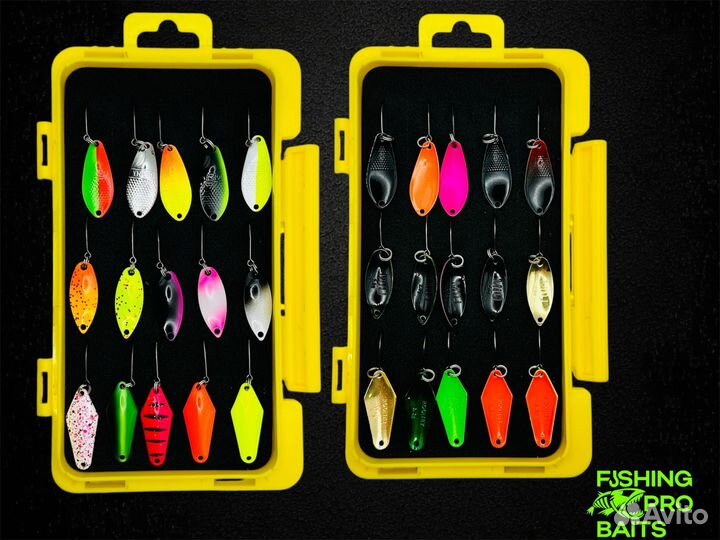 Набор блесен на форель 15 штук Rooney; Dohna; Miu;