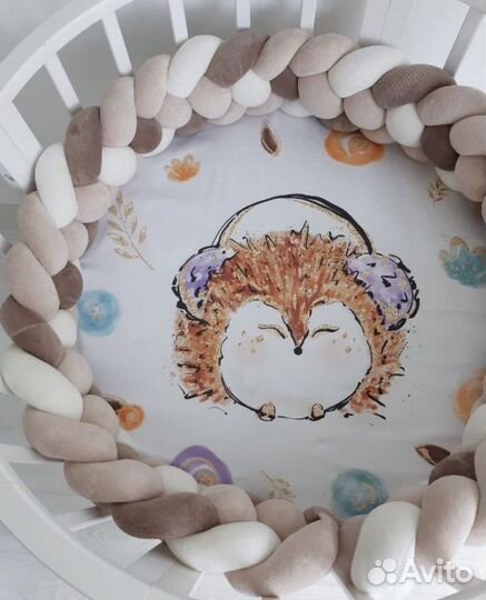 Бортик косичка