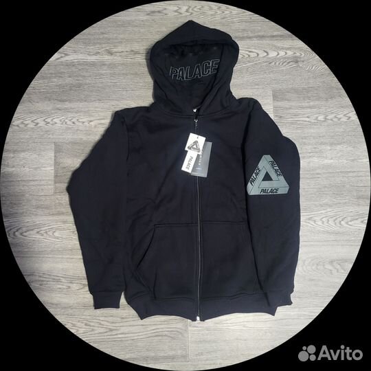 Зип худи palace с балаклавой