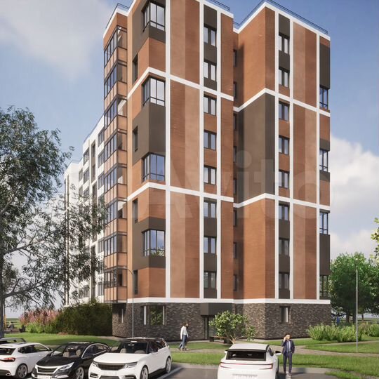 2-к. квартира, 54,7 м², 9/9 эт.