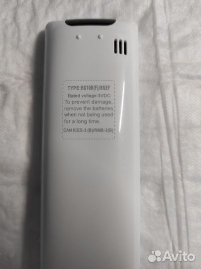 Пульт от кондиционера Electrolux RG10B(F) bgef