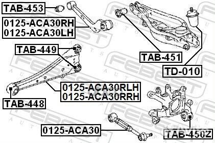 Сайлентблок TAB-451 TAB-451 Febest