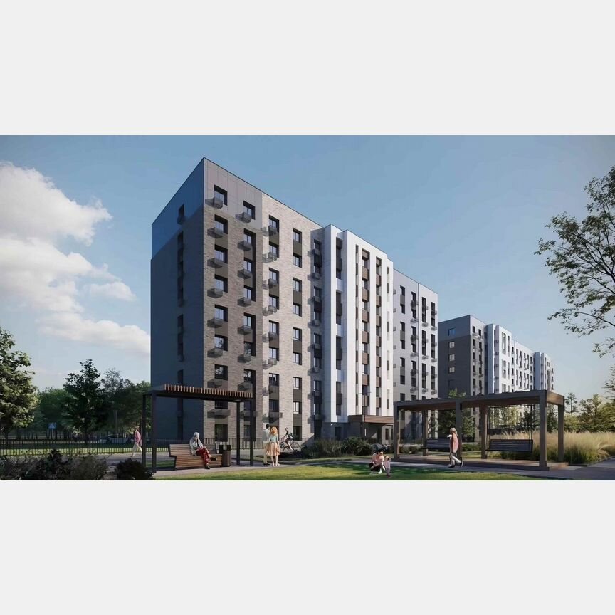 1-к. квартира, 42 м², 1/9 эт.