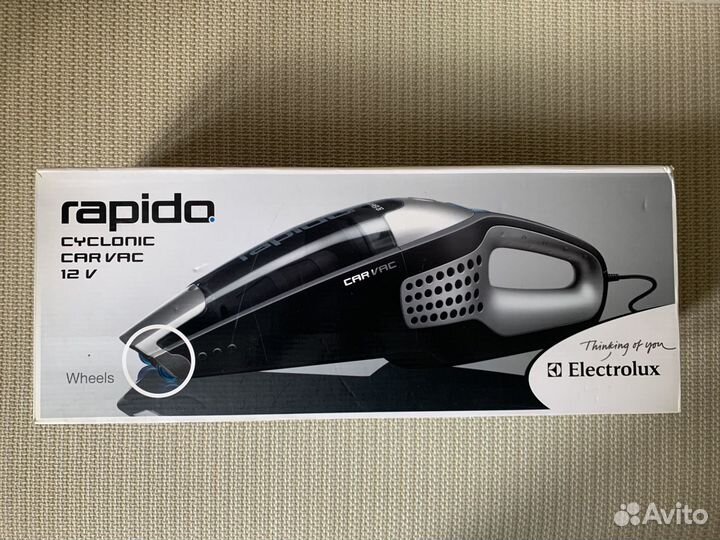 Пылесос автомобильный Electrolux Rapido новый