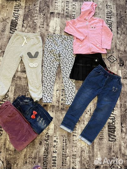 Детские вещи пакетом для девочки 110 116
