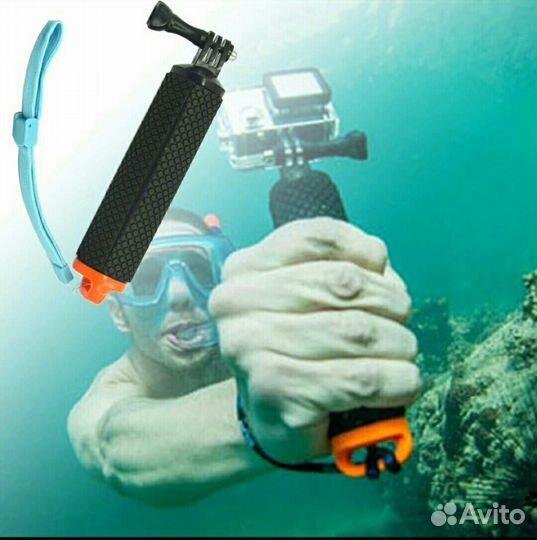 Монопод поплавок для GoPro, Xiaomi Yi, Sjcam, eken