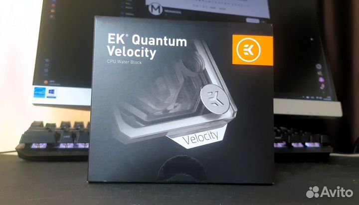 Водоблок EK quantum velocity D-RGB nickel+acetal