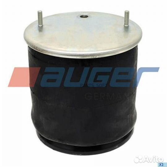 Auger AU 342813-K пневмоподушка со стак. 2шп.M12 смещ.25 1отв-шт.M22\ MB