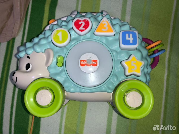 Fisher price linkimals еж каталка