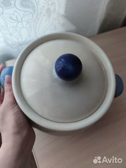 Суповница гжель в идеальном состоянии, без сколов