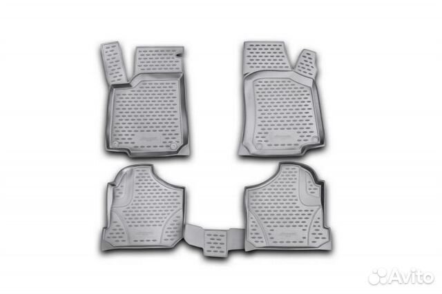 Коврики в салон vw golf iv 1998-2004, 4 шт. (полиу