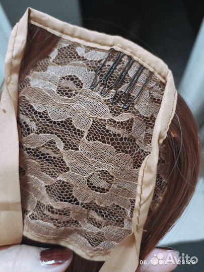 Хвост-шиньон медный