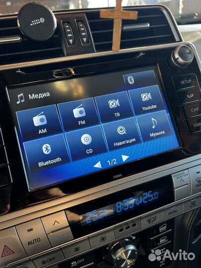 Блок навигации Android Toyota Land Cruiser prado