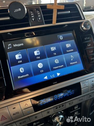 Блок навигации Android Toyota Land Cruiser prado
