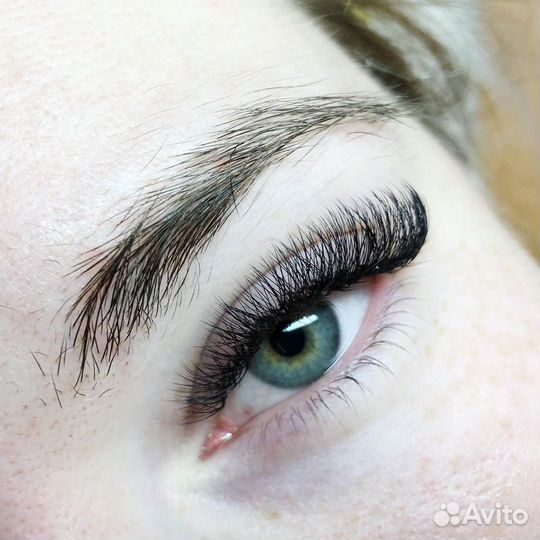 Наращивание ресниц оформление бровей Татуаж