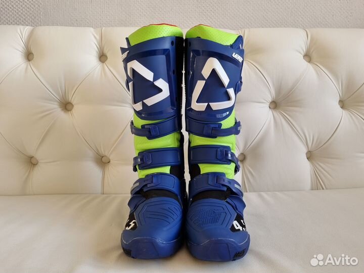 Кроссовые Новые Мотоботы Leatt 4.5 Blue Enduro V23