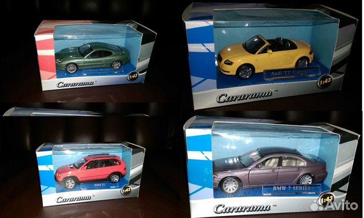 Модели коллекционные 1:43 Cararama