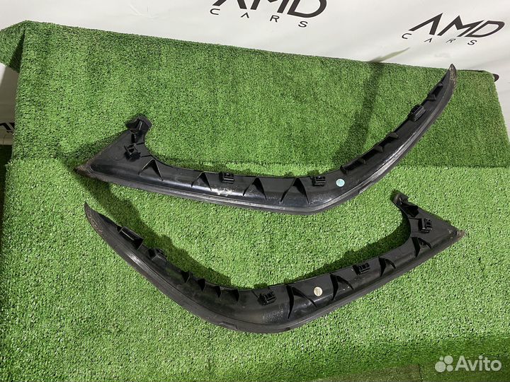 Накладки крышки и петель багажника Mercedes W222