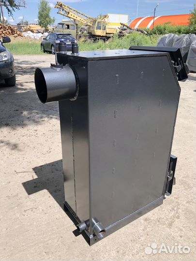 Твердотопливный котёл с увеличенной топкой