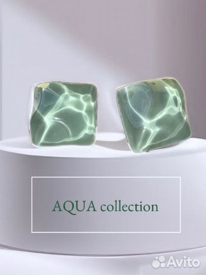 Серьги из смолы