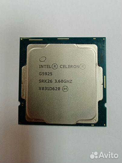Процессор Intel celeron g5925 box lga 1200