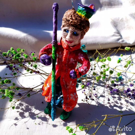 Интерьерная кукла ручной работы, ватная игрушка