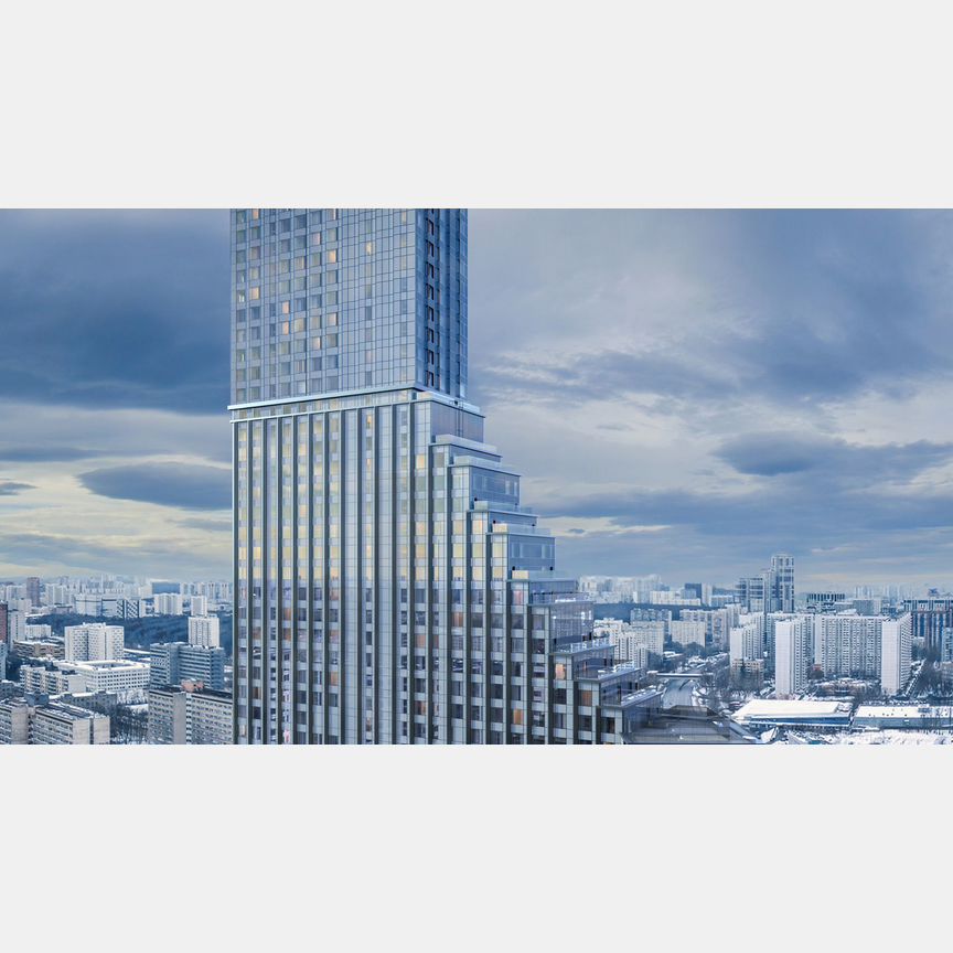 2-к. квартира, 58,7 м², 21/58 эт.