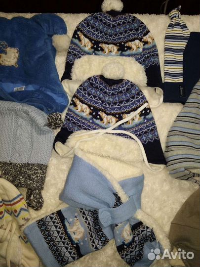 Шапочки для мальчика 39-49