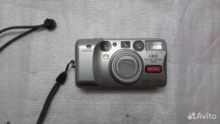 Пленочный фотоаппарат minolta 130 riva zoom (35mm)
