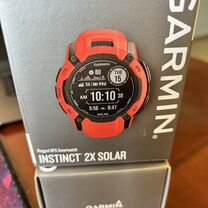 Garmin instinct 2x solar красные