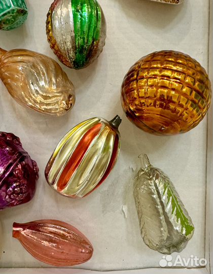 Елочные игрушки СССР подвески