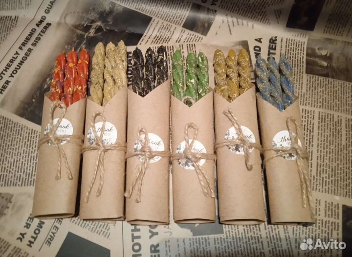 Магические свечи с травами, Таро