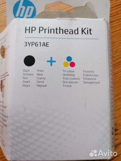 Печатающая головка hp цветная