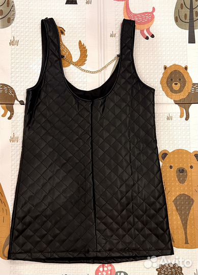 Сарафан кожаный incity новый