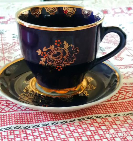 Кобальтовый кофейный duet Довбыш