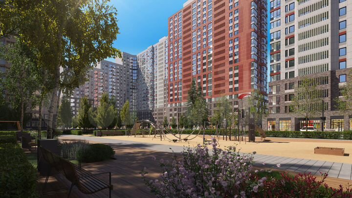 2-к. квартира, 47 м², 7/22 эт.