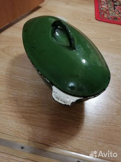 Утятница чугунная эмалированная