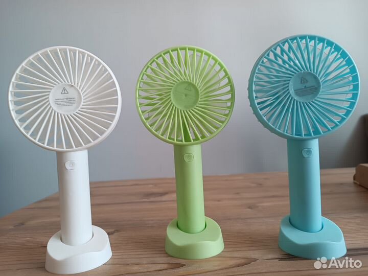 Вентилятор 1 шт портативный настольный мини с акб