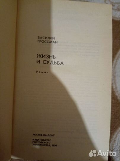 Жизнь и судьба, книга