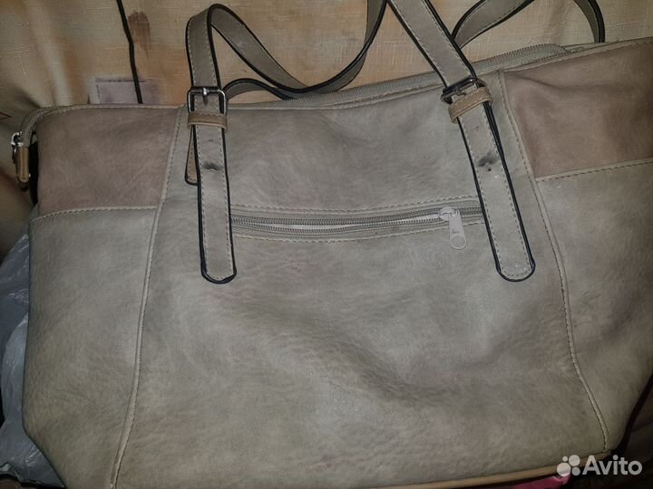 Сумка женская бежевая