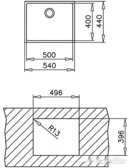 Кухонная мойка Teka Be Linea RS15 50.40 115000005