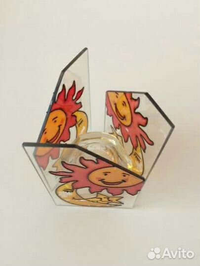 Подсвечник/ витражная роспись