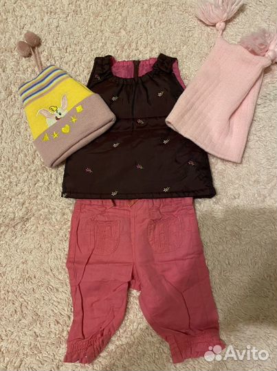 Детские вещи для девочки от 0 до 6 мес пакетом