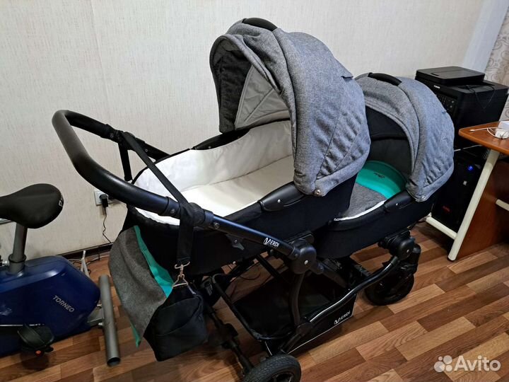 Коляска для двойни 2 в 1