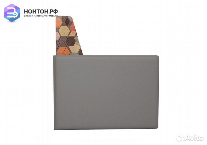 Диван выкатной Виктория-5 с узором коричневый